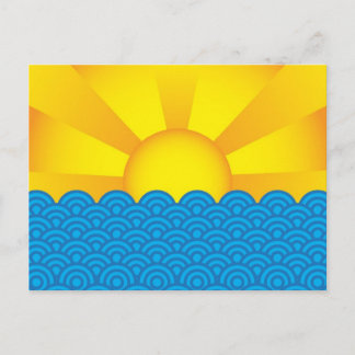 Cartão Postal Superfície Oceânica