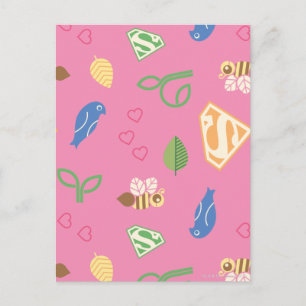 Cartão Postal Supergirl Birds & the Bees Pink