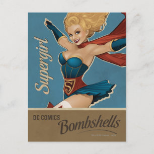 Cartão Postal Supergirl Bombshell