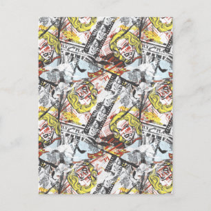 Cartão Postal Supergirl Comic Capers Pattern 2