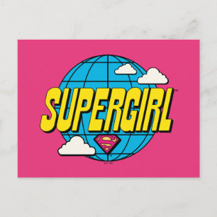 Cartão Postal Supergirl Gráfico Pop Global