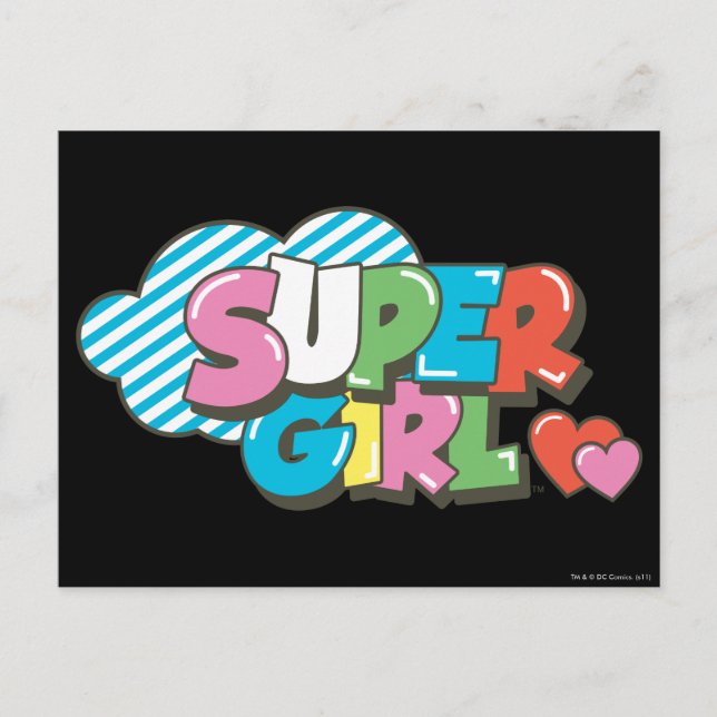 Cartão Postal Supergirl J-Pop 9 (Frente)