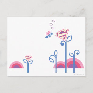 Cartão Postal Supergirl Love Bee