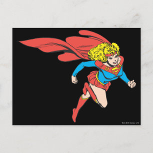 Cartão Postal Supergirl Salta Direita