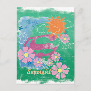Cartão Postal Supergirl Sun e Love
