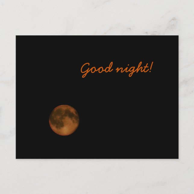 Cartão Postal Superlua (Frente)