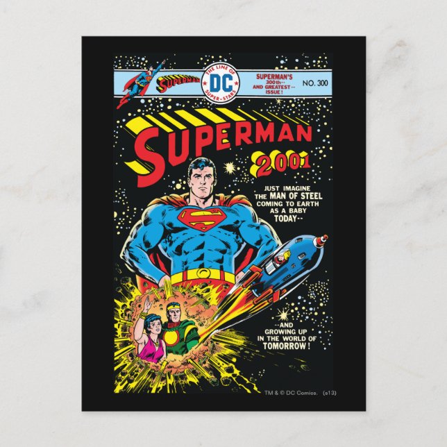 Cartão Postal Superman #300 (Frente)