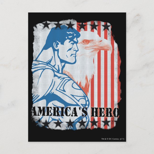 Cartão Postal Superman 33 (Frente)