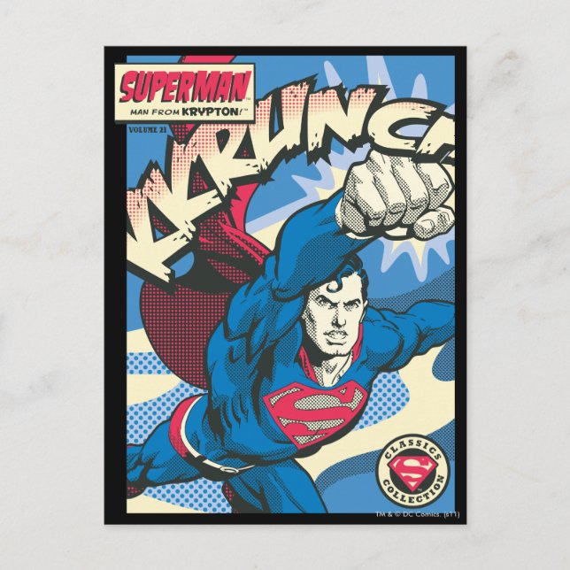 Cartão Postal Superman 39 (Frente)