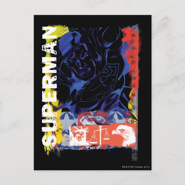 Cartão Postal Superman 43 (Frente)