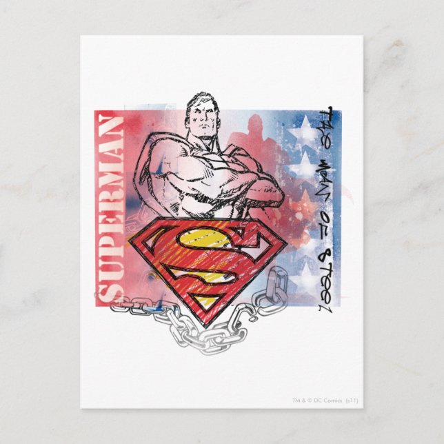 Cartão Postal Superman 81 (Frente)