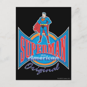 Cartão Postal Superman American Original