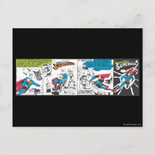 Cartão Postal Superman Comic Panels 2