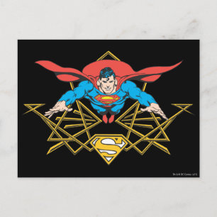 Cartão Postal Superman with Logo