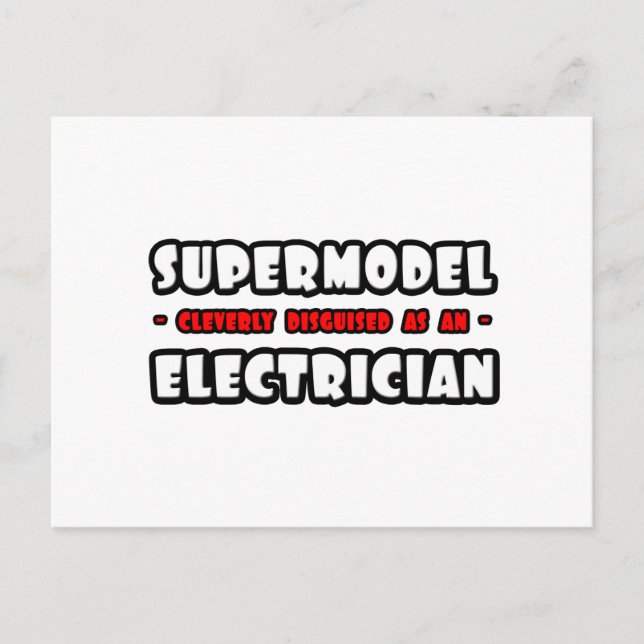 Cartão Postal Supermodelo... Elétrico (Frente)