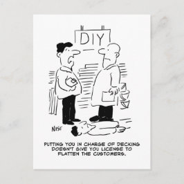 Cartão Postal Superstore Retail Comprar Worker e Compro Manager