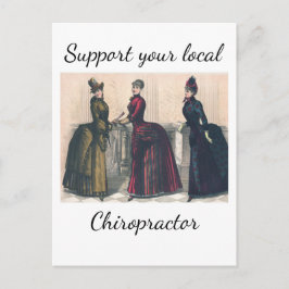 Cartão Postal Suportar o seu Chiropractor local