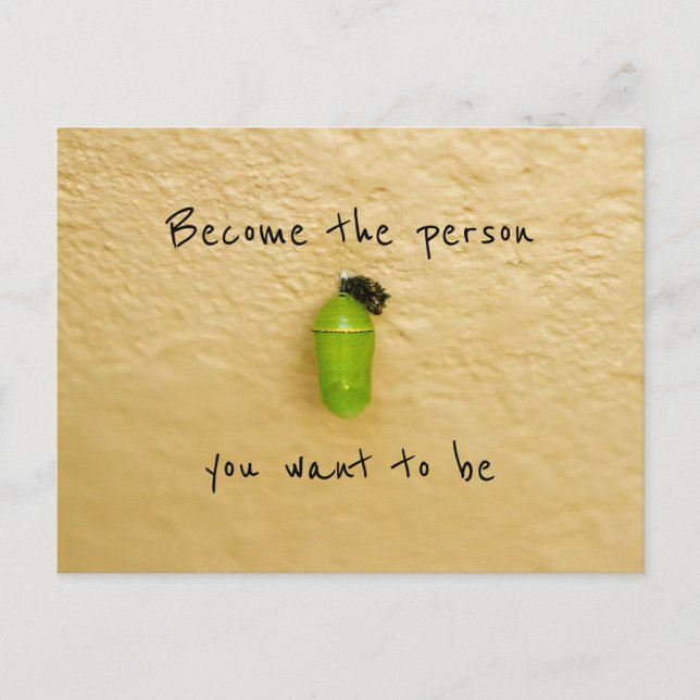 Cartão Postal Suporte à Alteração da Metamorfose de Transformaçã (Frente)