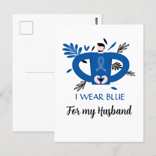 Cartão Postal Suporte a canceres personalizado