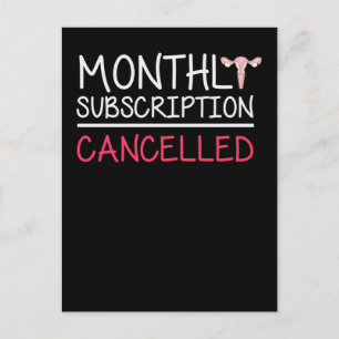 Cartão Postal Suporte de Histerectomia Engraçada Remoção do Úter