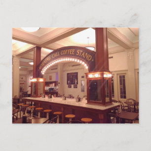 Cartão Postal Suporte do café da chamada de manhã, Nova Orleã