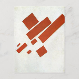 Cartão Postal Suprematismo. Autorretrato Bidimensional
