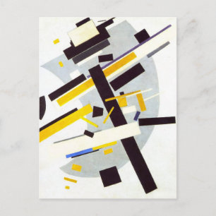 Cartão Postal Suprematismo de Kazimir Malevich