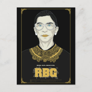Cartão Postal Supremo Tribunal de Justiça Ruth Bader Ginsburg