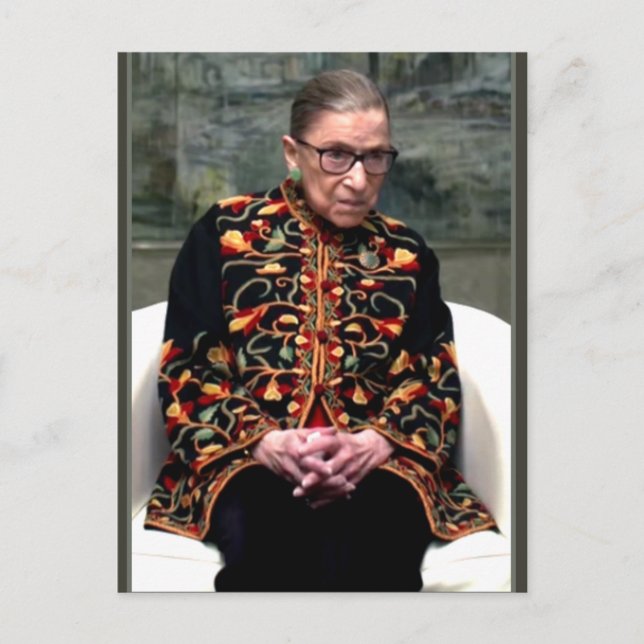 Cartão Postal Supremo Tribunal de Justiça Ruth Bader Ginsburg (Frente)