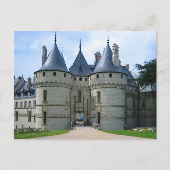Cartão Postal Sur Loire de Château de Chaumont (Frente)