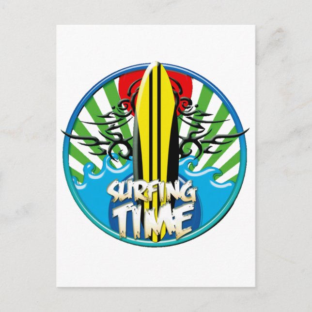 Cartão Postal surf (Frente)