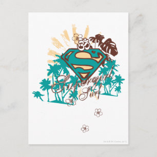 Cartão Postal Surf Supergirl