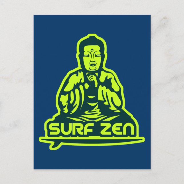 Cartão Postal Surf Zen (Frente)