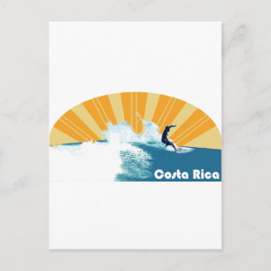 Cartão Postal Surfe na Costa Rica