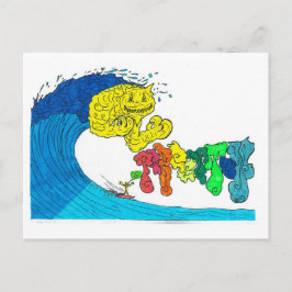 Cartão Postal surfe percentual