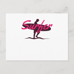 Cartão Postal Surfer
