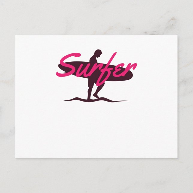 Cartão Postal Surfer (Frente)