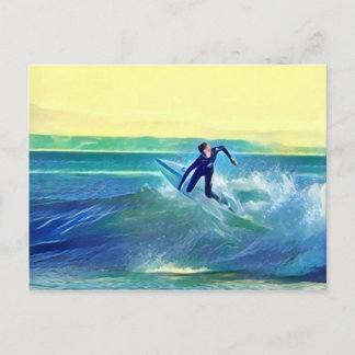 Cartão Postal Surfer