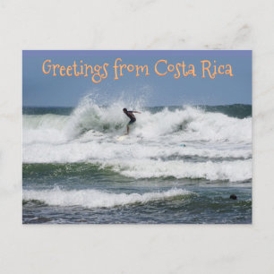 Cartão Postal Surfer Costa Rica (personalizável)