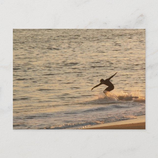 Cartão Postal Surfer Dude (Frente)