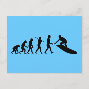 Cartão Postal Surfer Surfing Sport