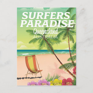 Cartão Postal Surfers Paradise Queensland Austrália