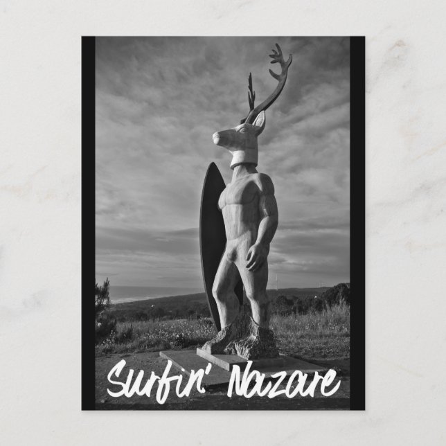 Cartão Postal Surfin Nazare (Frente)