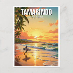 Cartão Postal Surfista em Tamarindo Costa Rica