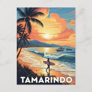 Cartão Postal Surfista em Tamarindo Costa Rica