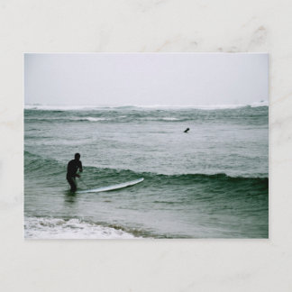 Cartão Postal Surfistas na costa norte