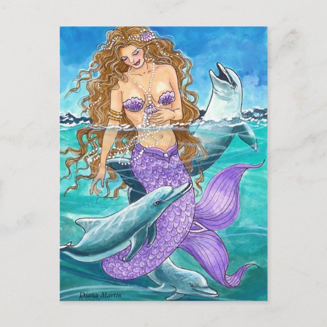 Cartão Postal SURGIDO POR JOY por Diana Martin (Frente)