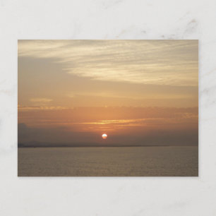 Cartão Postal Surgimento do sol sobre Aruba II Caribe paisagem m