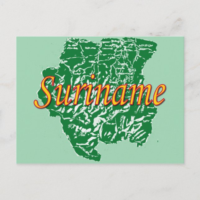 Cartão Postal Suriname (Frente)