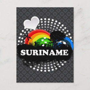 Cartão Postal Suriname Frutado Fofo